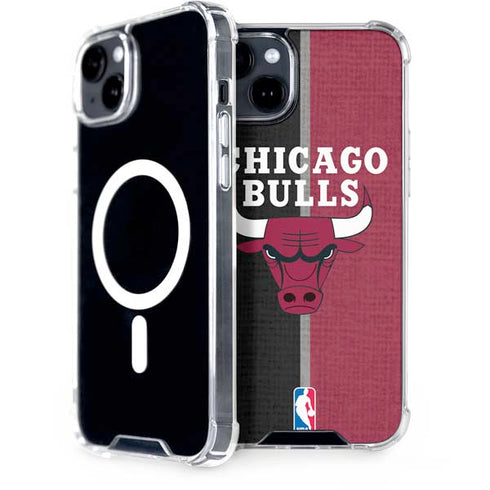 NBA Chicago Bulls Canvas iPhone 15 Plus MagSafe Case