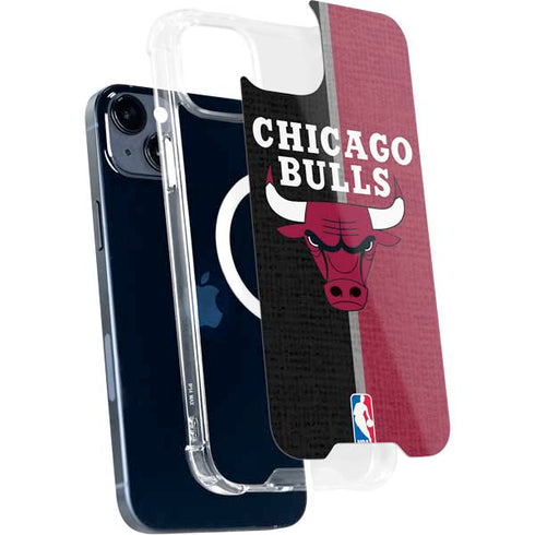 NBA Chicago Bulls Canvas iPhone 15 Plus MagSafe Case