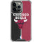 NBA Chicago Bulls Canvas iPhone 14 Pro Clear Case