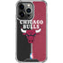 NBA Chicago Bulls Canvas iPhone 15 Pro Clear Case