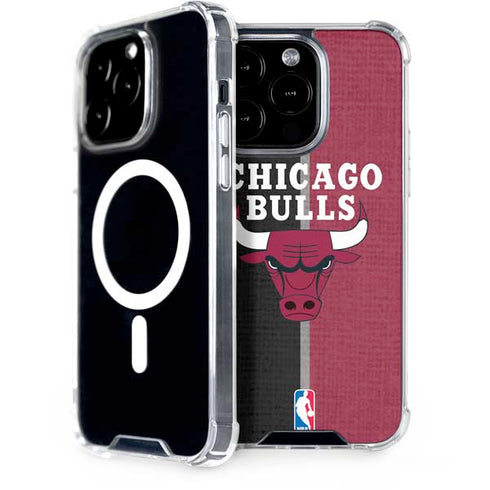NBA Chicago Bulls Canvas iPhone 15 Pro MagSafe Case