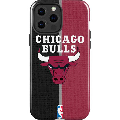 NBA Chicago Bulls Canvas iPhone 15 Pro Max Impact Case