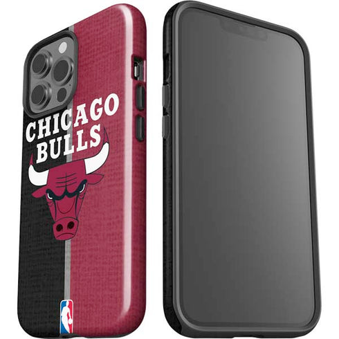NBA Chicago Bulls Canvas iPhone 14 Pro Max Impact Case