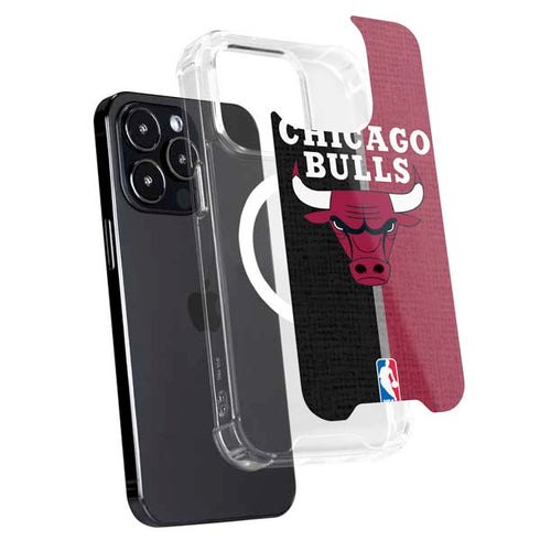 NBA Chicago Bulls Canvas iPhone 15 Pro Max MagSafe Case