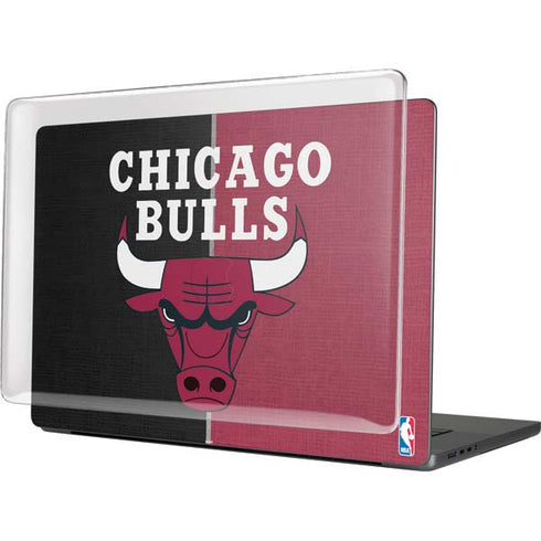 NBA Chicago Bulls Canvas MacBook Pro 16in (2021-25) Case plus Skin