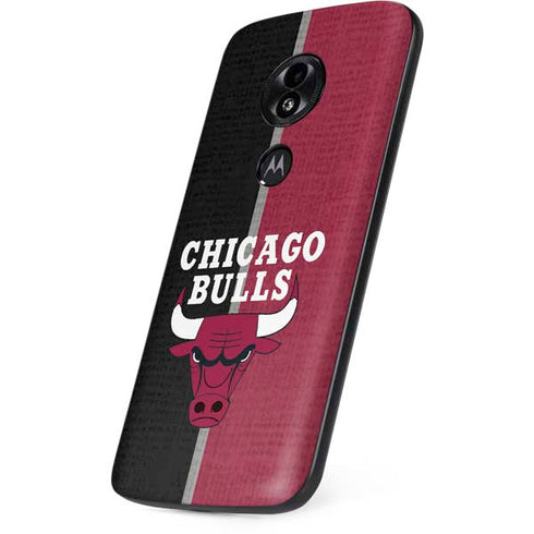 NBA Chicago Bulls Canvas Moto E5 Play Skin