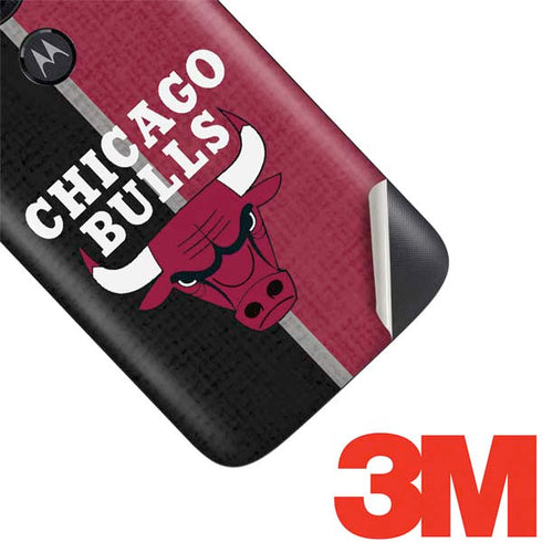NBA Chicago Bulls Canvas Moto E5 Play Skin
