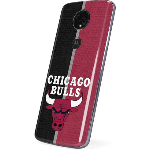NBA Chicago Bulls Canvas Moto E5 Plus Skin