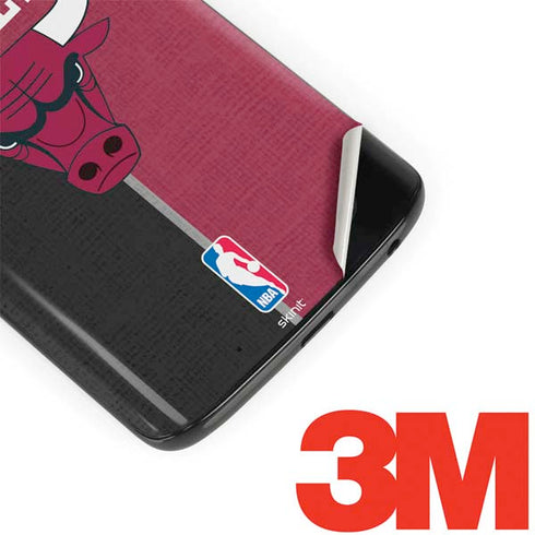 NBA Chicago Bulls Canvas Moto G6 Skin