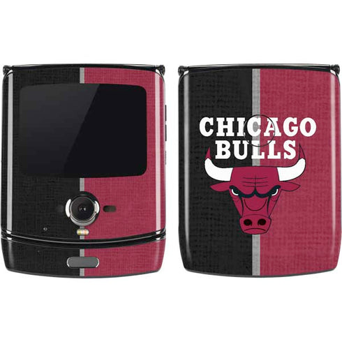 NBA Chicago Bulls Canvas Motorola RAZR Skin