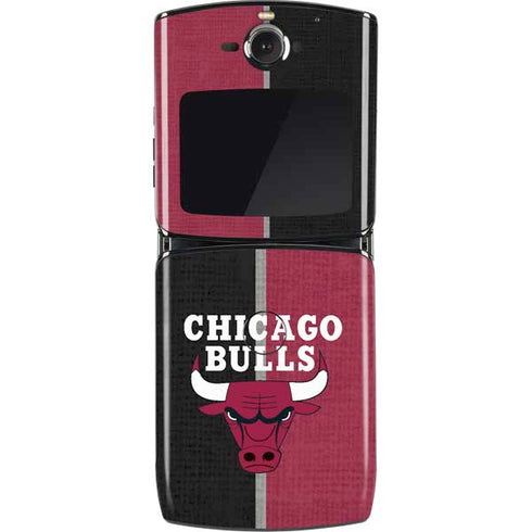 NBA Chicago Bulls Canvas Motorola RAZR Skin