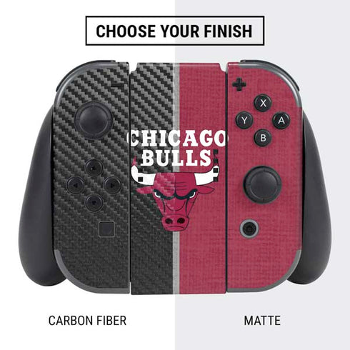 NBA Chicago Bulls Canvas Nintendo Switch Bundle Skin