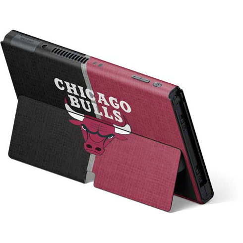 NBA Chicago Bulls Canvas Nintendo Switch OLED (2021) Skin