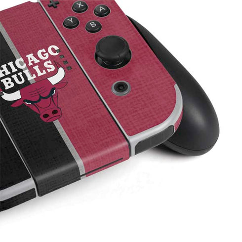 NBA Chicago Bulls Canvas Nintendo Switch OLED (2021) Skin