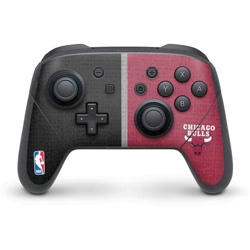 NBA Chicago Bulls Canvas Nintendo Switch Pro Controller Skin