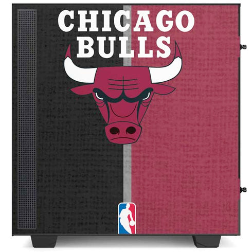NBA Chicago Bulls Canvas NZXT H510 Compact ATX Mid-Tower Case Skin