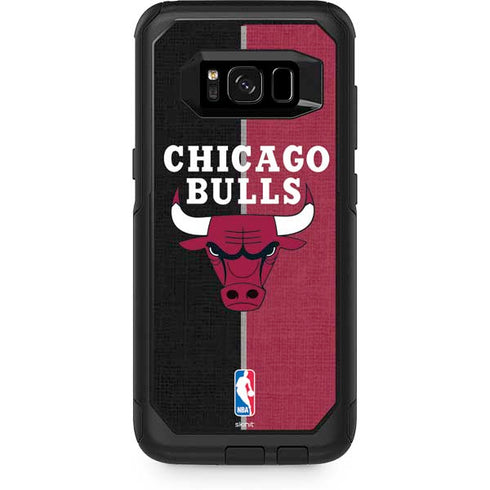 NBA Chicago Bulls Canvas Otterbox Commuter Galaxy Skin