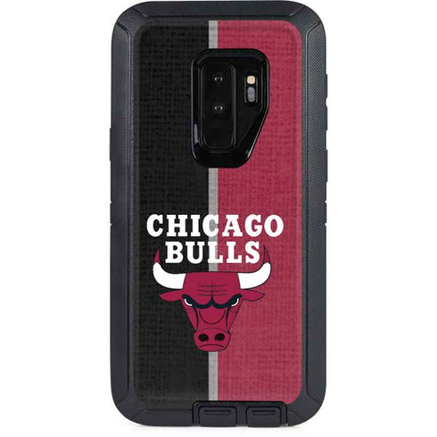 NBA Chicago Bulls Canvas Otterbox Defender Galaxy Skin