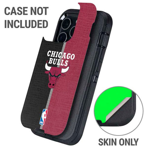 NBA Chicago Bulls Canvas Otterbox Defender iPhone Skin