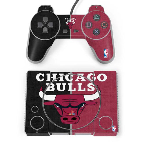 NBA Chicago Bulls Canvas PlayStation Classic Bundle Skin