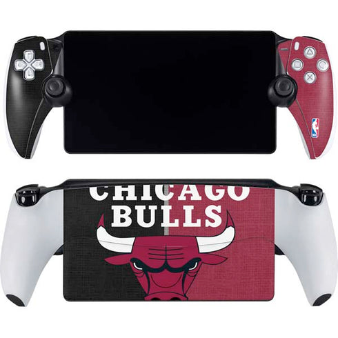 NBA Chicago Bulls Canvas PlayStation Portal Remote Player Skin