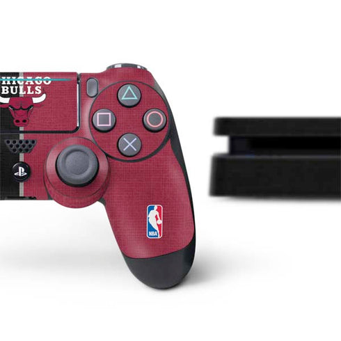 NBA Chicago Bulls Canvas PS4 Slim Bundle Skin
