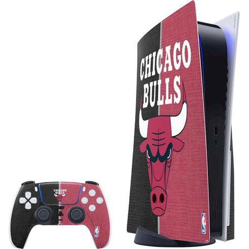 NBA Chicago Bulls Canvas PS5 Bundle Skin