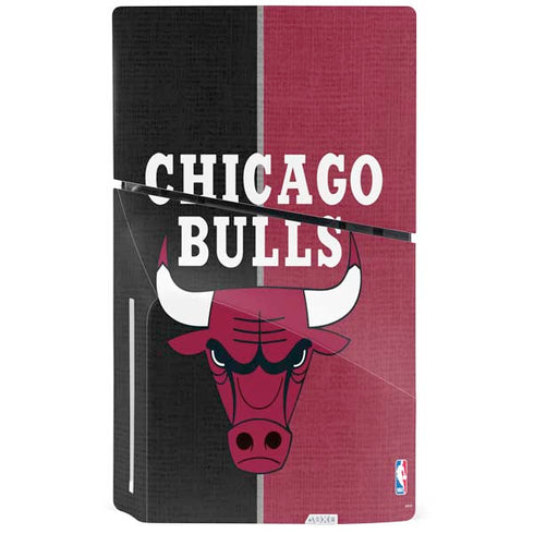 NBA Chicago Bulls Canvas PS5 Slim Disk Console Skin