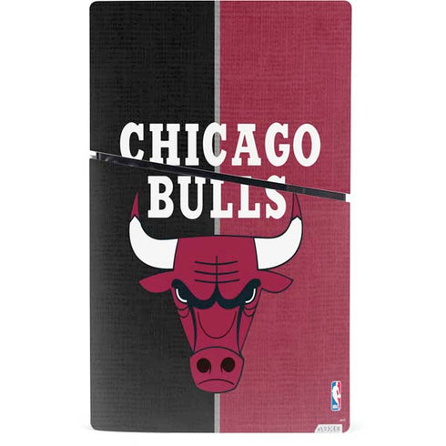 NBA Chicago Bulls Canvas PS5 Slim Digital Edition Bundle Skin