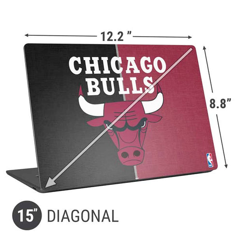 NBA Chicago Bulls Canvas Universal Laptop 15in (12.2 x 8.8in) Skin