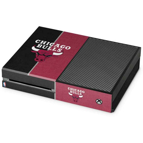 NBA Chicago Bulls Canvas Xbox One Console Skin