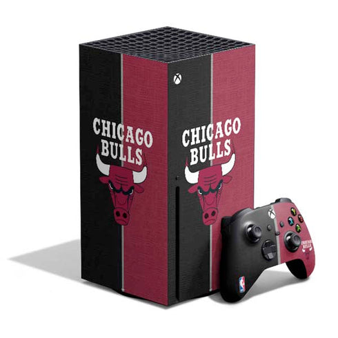 NBA Chicago Bulls Canvas Xbox Series X Bundle Skin