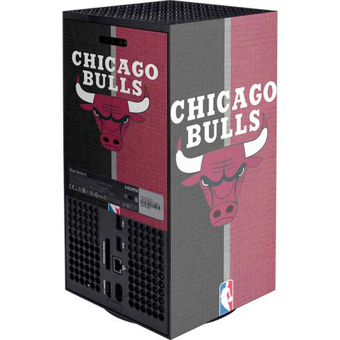 NBA Chicago Bulls Canvas Xbox Series X Console Skin