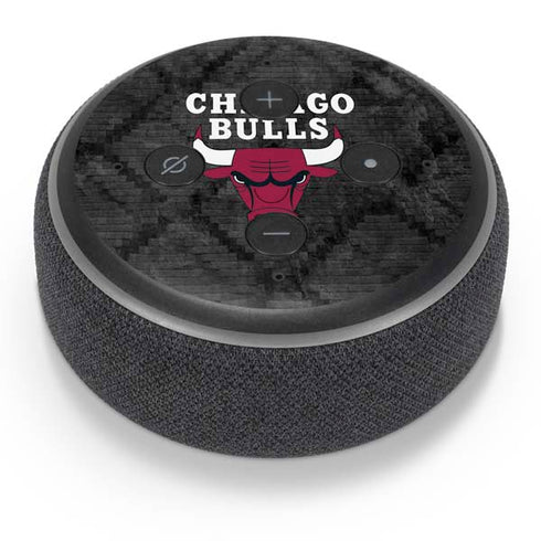 NBA Chicago Bulls Dark Rust Amazon Echo Dot Skin