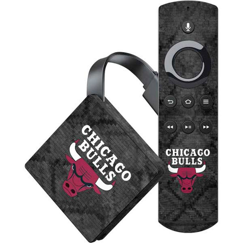 NBA Chicago Bulls Dark Rust Amazon Fire TV Skin