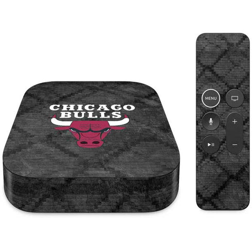 NBA Chicago Bulls Dark Rust Apple TV Skin