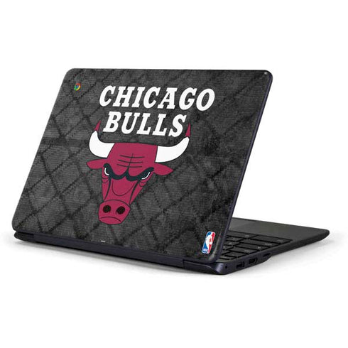 NBA Chicago Bulls Dark Rust Samsung Chromebook Skin