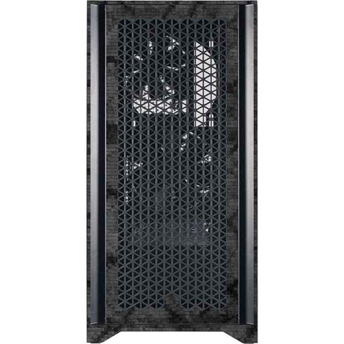 NBA Chicago Bulls Dark Rust Corsair 4000D Tempered Glass Mid-Tower ATX Case Skin