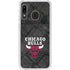 NBA Chicago Bulls Dark Rust Galaxy A20 Clear Case