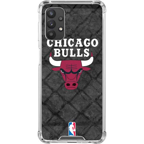 NBA Chicago Bulls Dark Rust Galaxy A32 5G Clear Case