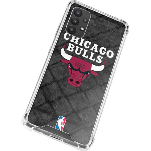 NBA Chicago Bulls Dark Rust Galaxy A32 5G Clear Case