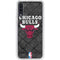 NBA Chicago Bulls Dark Rust Galaxy A50 Clear Case