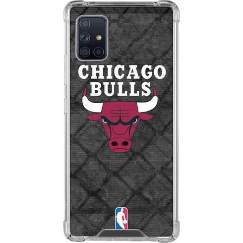 NBA Chicago Bulls Dark Rust Galaxy A51 5G Clear Case