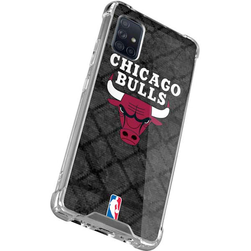 NBA Chicago Bulls Dark Rust Galaxy A51 5G Clear Case