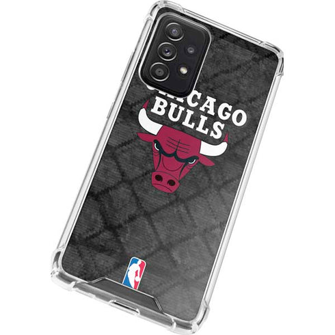 NBA Chicago Bulls Dark Rust Galaxy A52 5G Clear Case