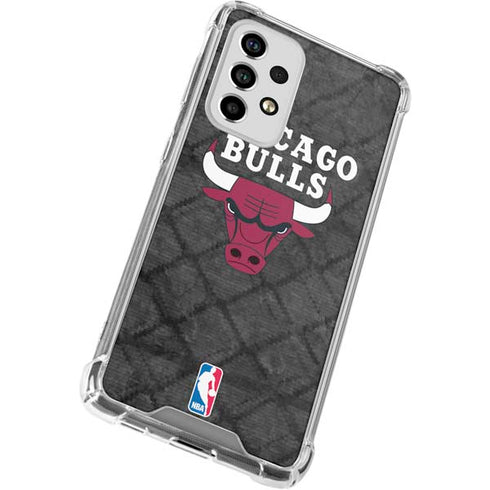 NBA Chicago Bulls Dark Rust Galaxy A53 5G Clear Case