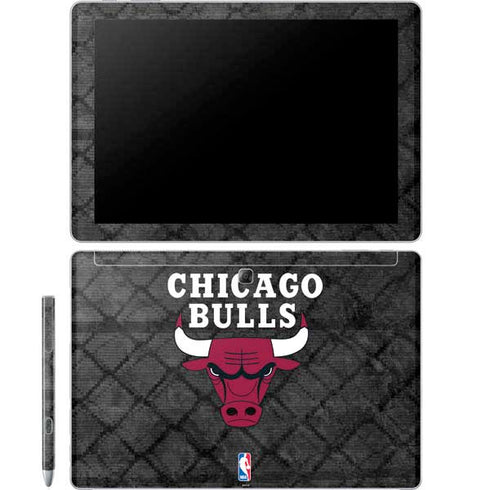 NBA Chicago Bulls Dark Rust Galaxy Book 12in Skin