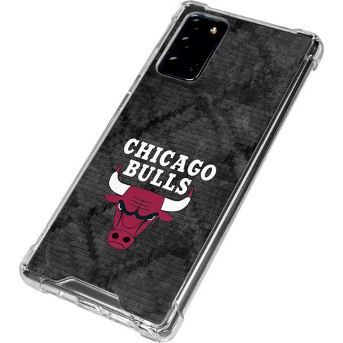 NBA Chicago Bulls Dark Rust Galaxy Note20 5G Clear Case