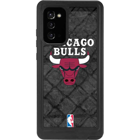 NBA Chicago Bulls Dark Rust Galaxy Note20 5G Waterproof Case