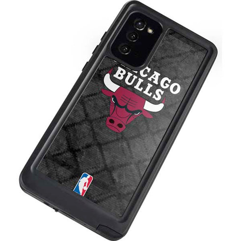 NBA Chicago Bulls Dark Rust Galaxy Note20 5G Waterproof Case